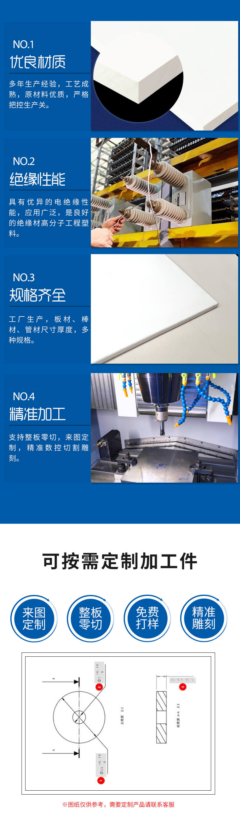 聚四氟乙烯楼梯板